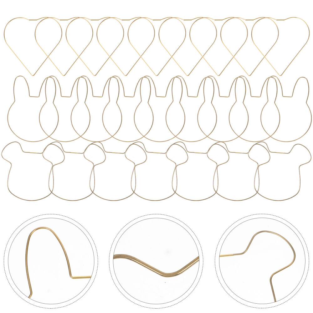 18 Pcs Macrame DIY Basket Kits Wreath Making Frame Dream Catcher