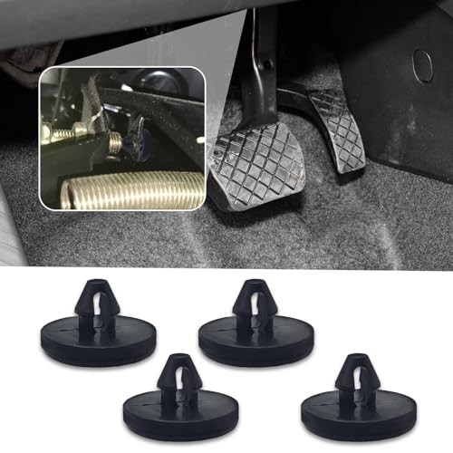 Brake Pedal Pad with Light Switch Stopper, Anti-Slip Rubber Brake Pedal 4PCS