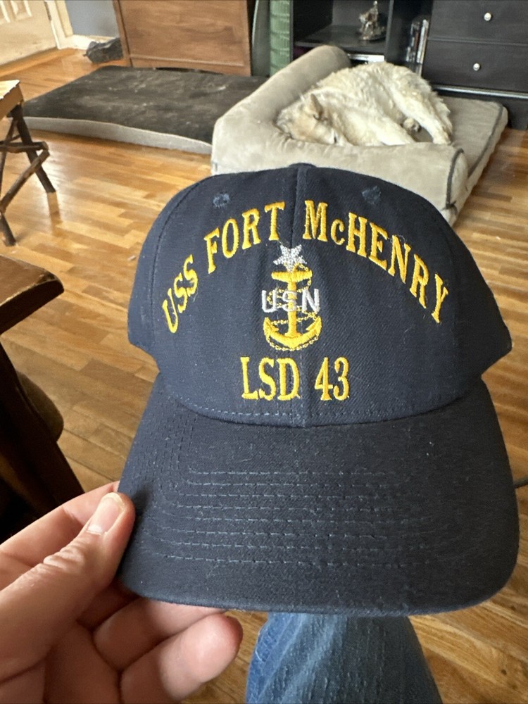 USS FORT McHENRY LSD 43  The Corps US Navy Baseball Cap One Size