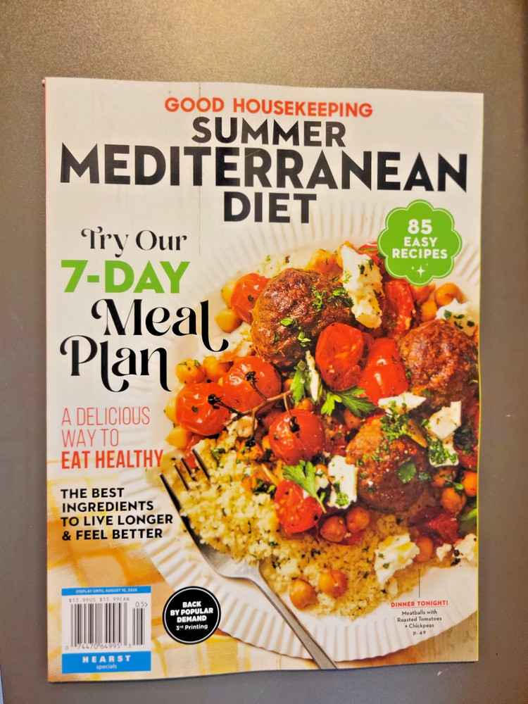 Summer Mediterranean Diet by Good Housekeeping- 85 Easy Recipes- 7-Day Meal Plan
