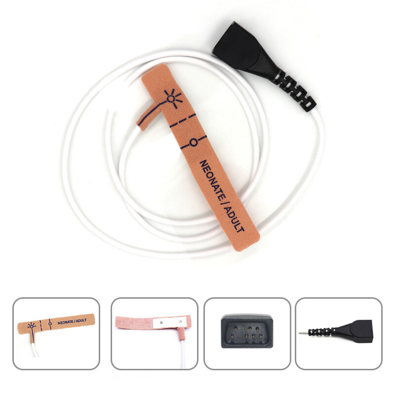 7pin Adult Neonate Pulse Oximeter Blood Oxygen Sensor Probe For SpO2 Monitor 10X