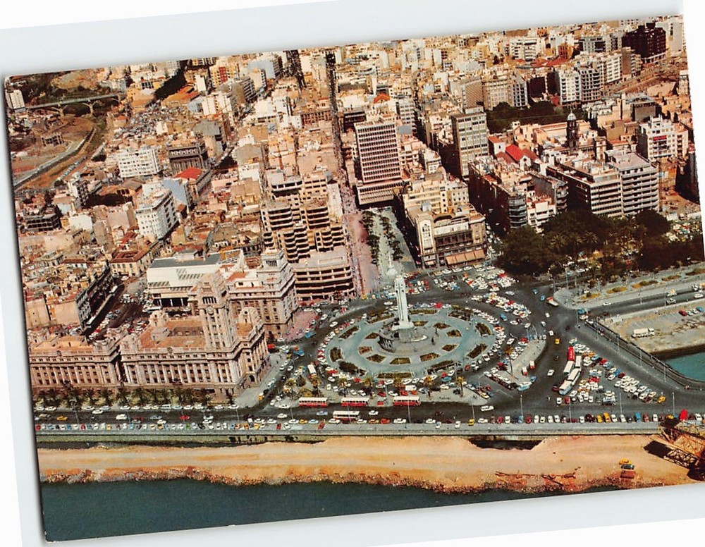 Postcard Air View Santa Cruz De Tenerife Spain