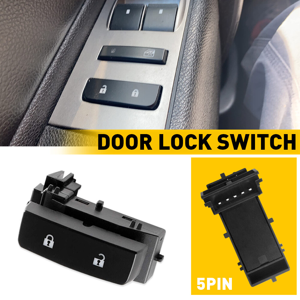 2007-2013 Chevy Silverado 1500 GMC Front Door Lock Driver Switch Side Replacement