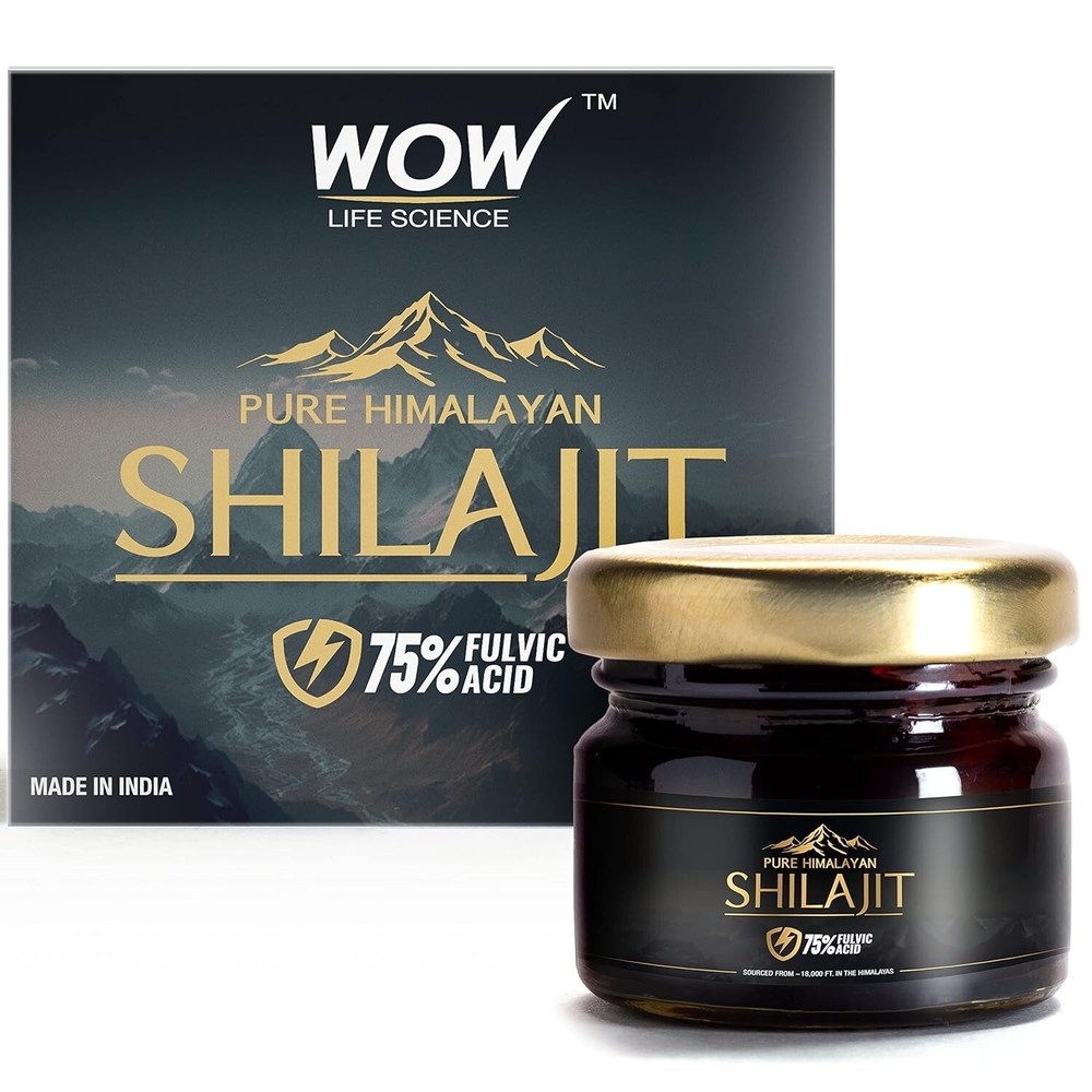 Pure 100% Organic Himalayan Shilajit Resin with Fulvic Acid - Highly Potent-image