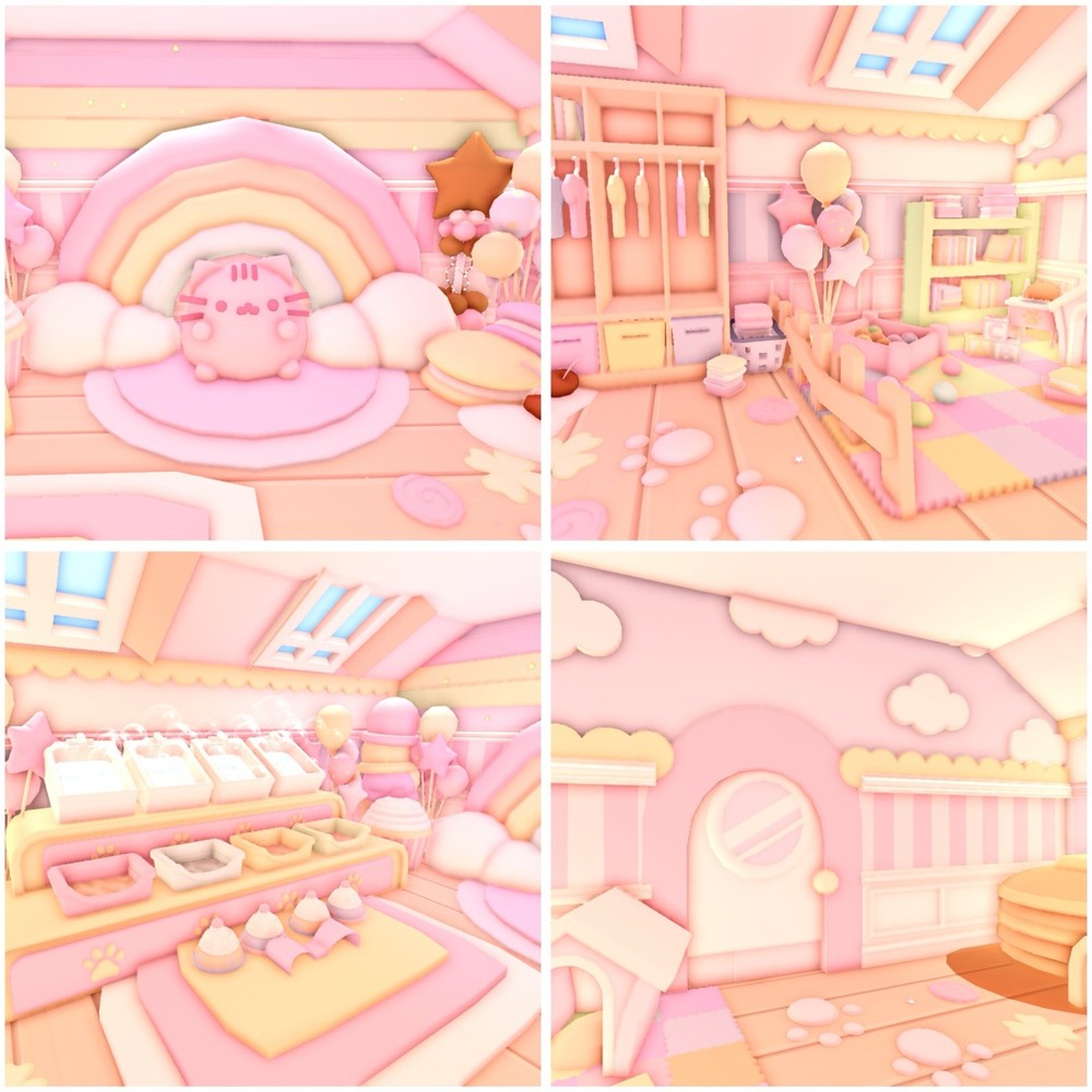 🍡🐈⬛ Pastel Pusheen Cutecore Aesthetic Grind Adopt Me House Home 🐈⬛🍡
