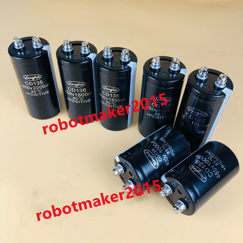 CD135 500V 2200uF Filter Electrolytic capacitor High Voltage ( Screw ) 85 Degree