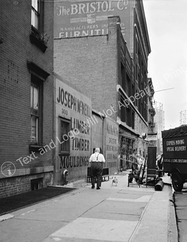 1938 Scene #3 on East 62nd, New York City, NY Vintage Old Photo Reprint