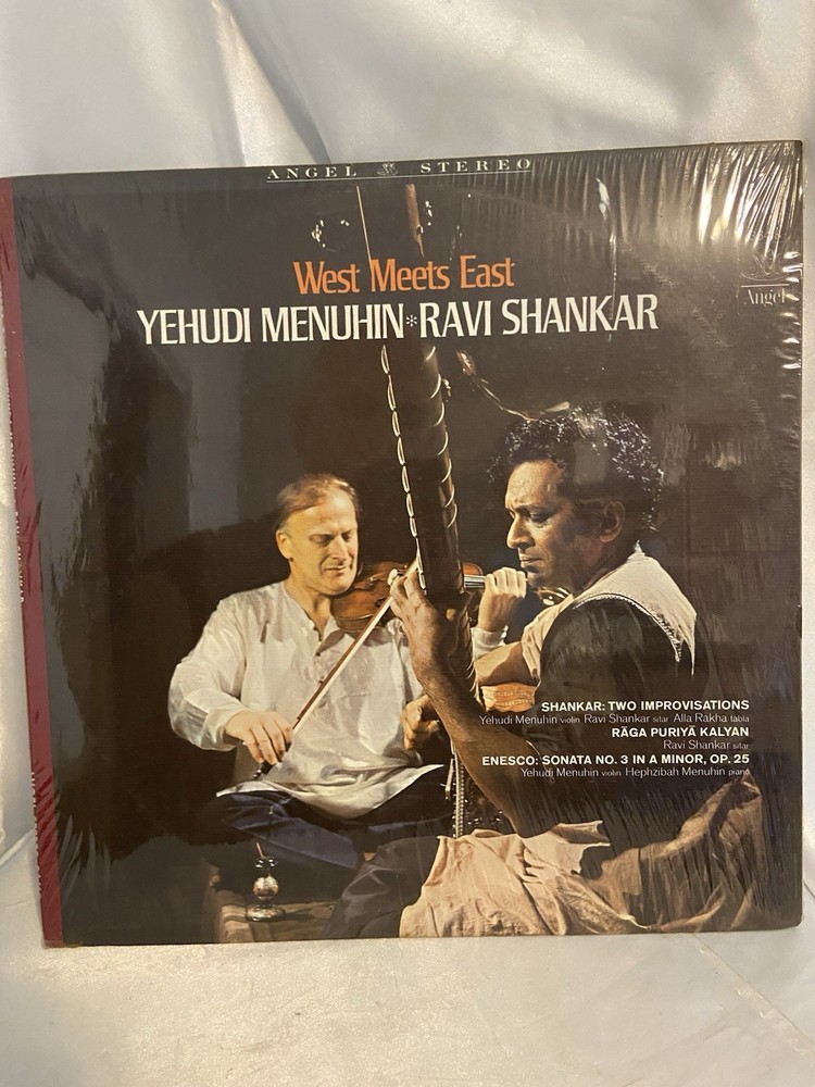 West Meets East Yehudi Menuhin Ravi Shankar LP RECORD