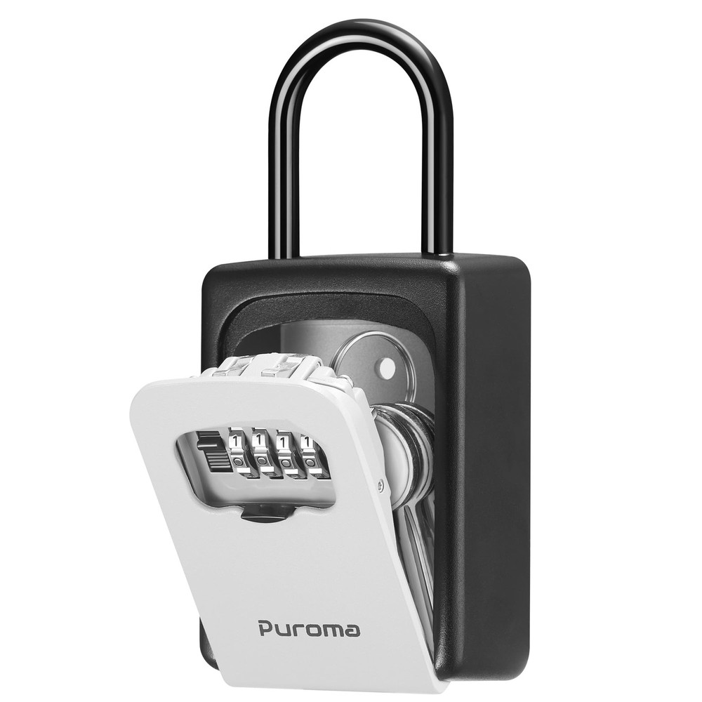 Large Resettable Combination Lock Box for Keys – Secure & Portable Storage