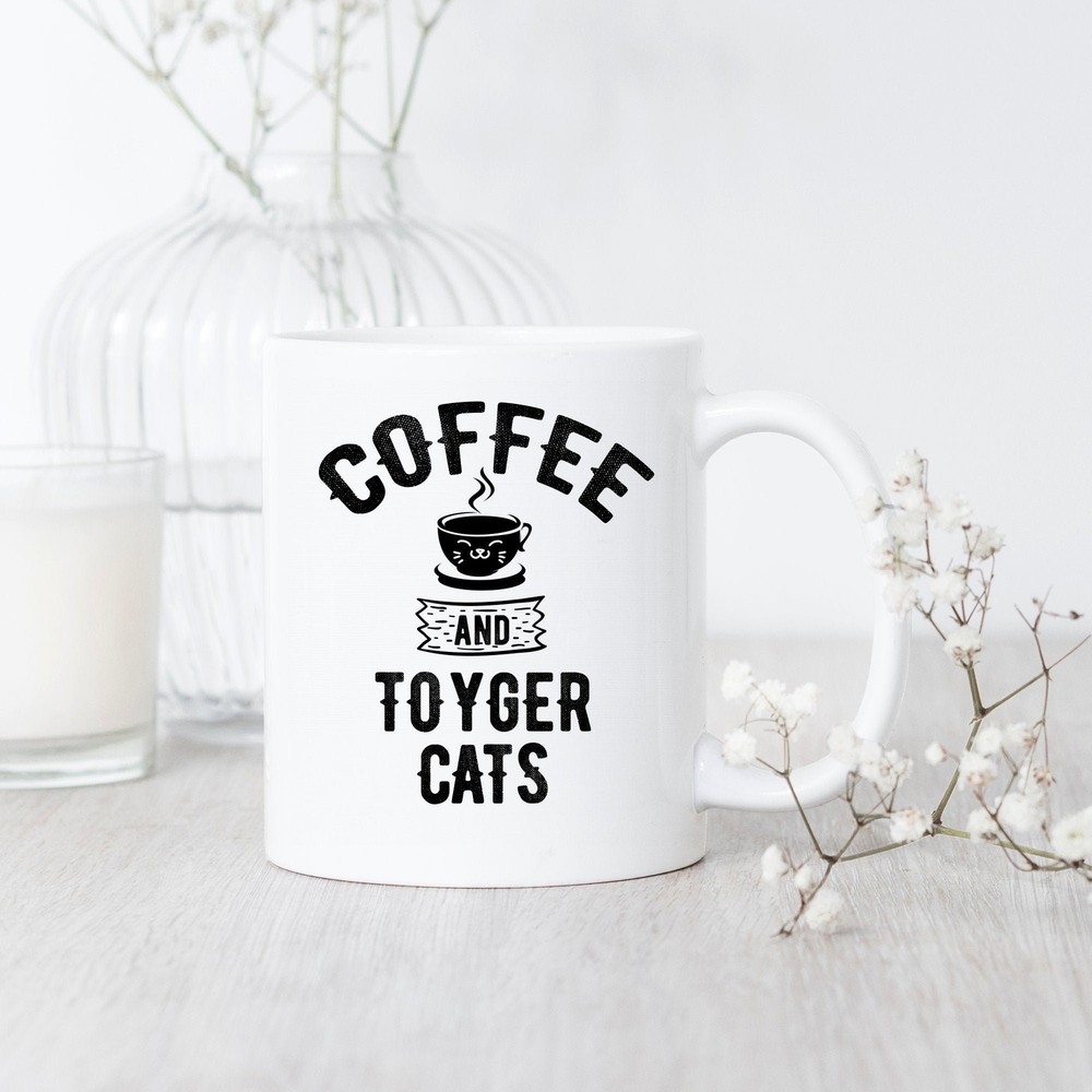 Coffee And Toyger Cats Mug Toyger Mug Toyger Gift Toyger Cat Lover Toyger Owner