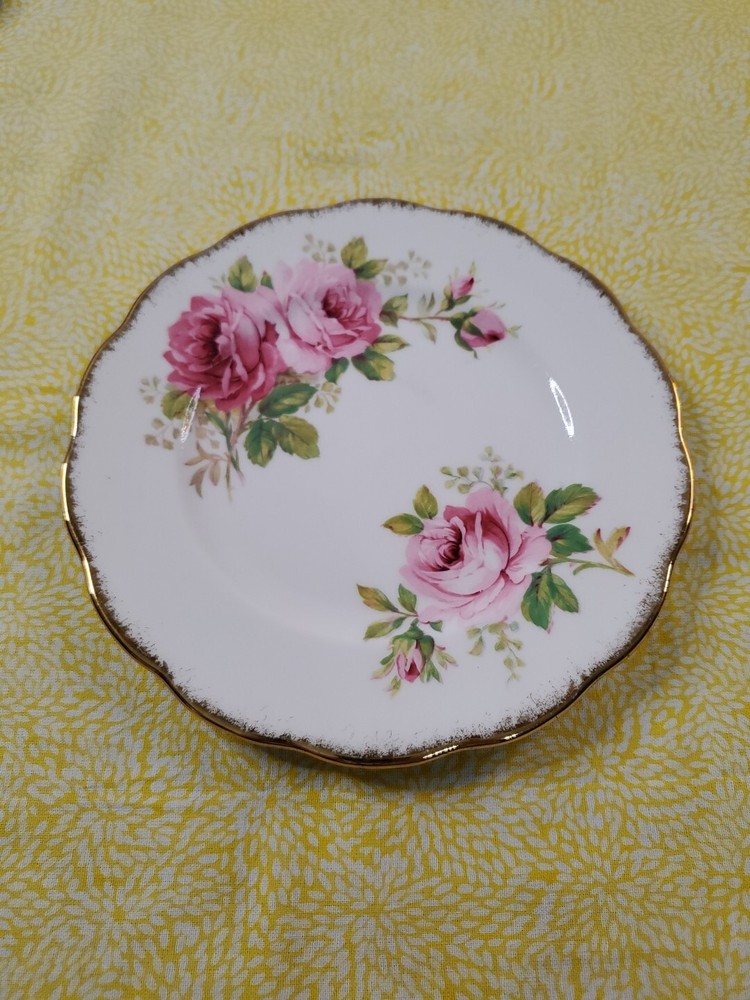 Royal Albert American Beauty Bone China 6” Bread Plate England