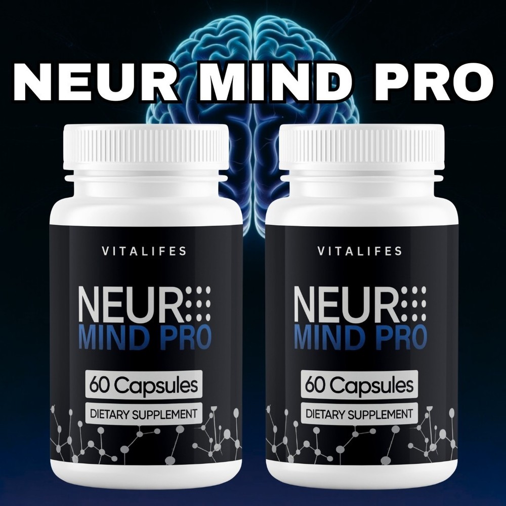(2 Pack) Neuro Mind Pro Nootropic Natural Brain Formula Supplement 120 Capsules