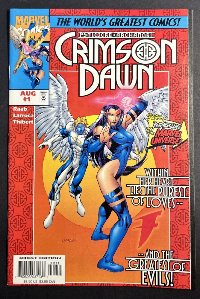 Psylocke & Archangel Crimson Dawn #1 Marvel Comics (1997)