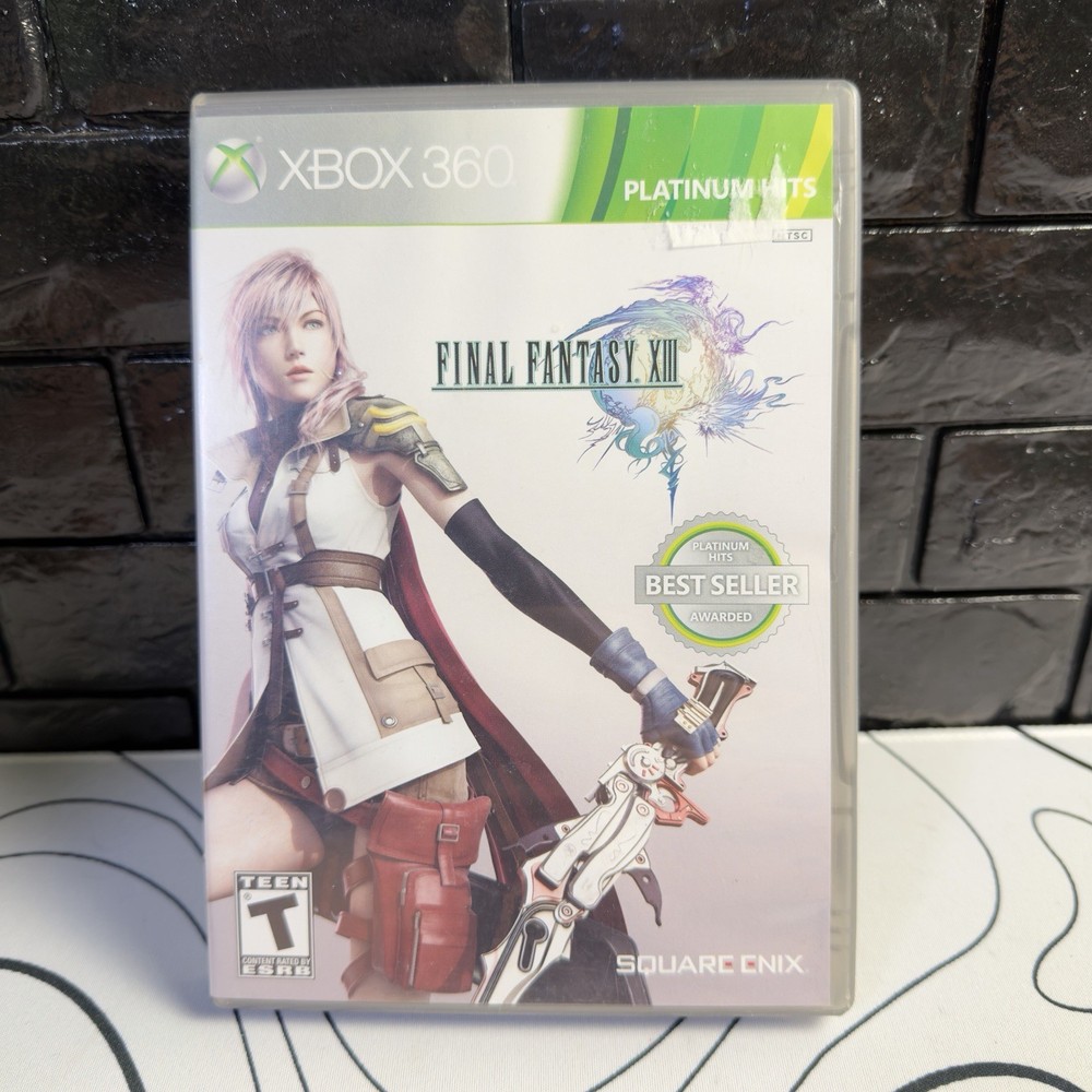 Final Fantasy XIII 13 (Microsoft Xbox 360, 2010) CIB Complete Tested Working