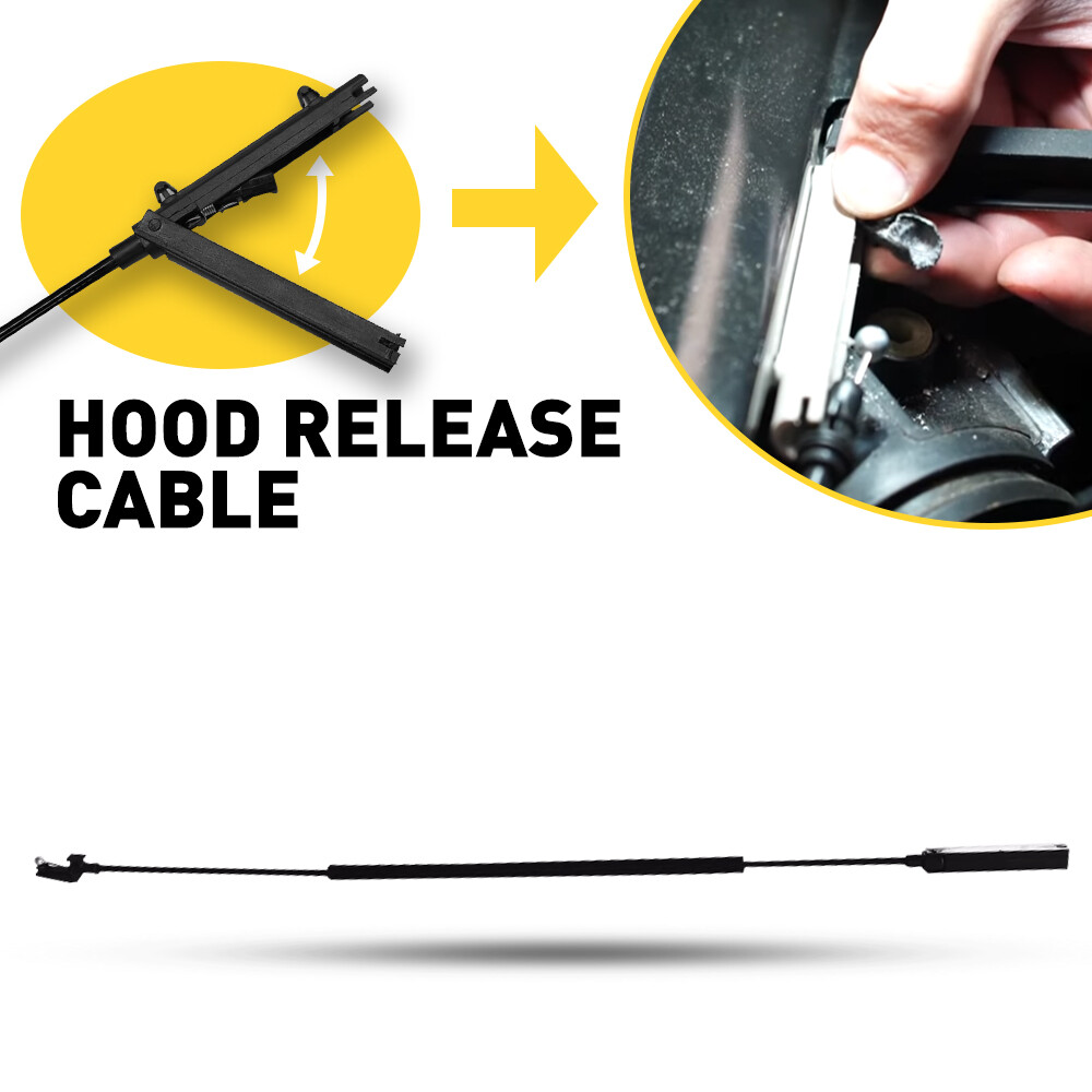 Hood Latch Lock Release Cable For 2015-2018 VW Volkswagen Golf Sportwagen GTI S