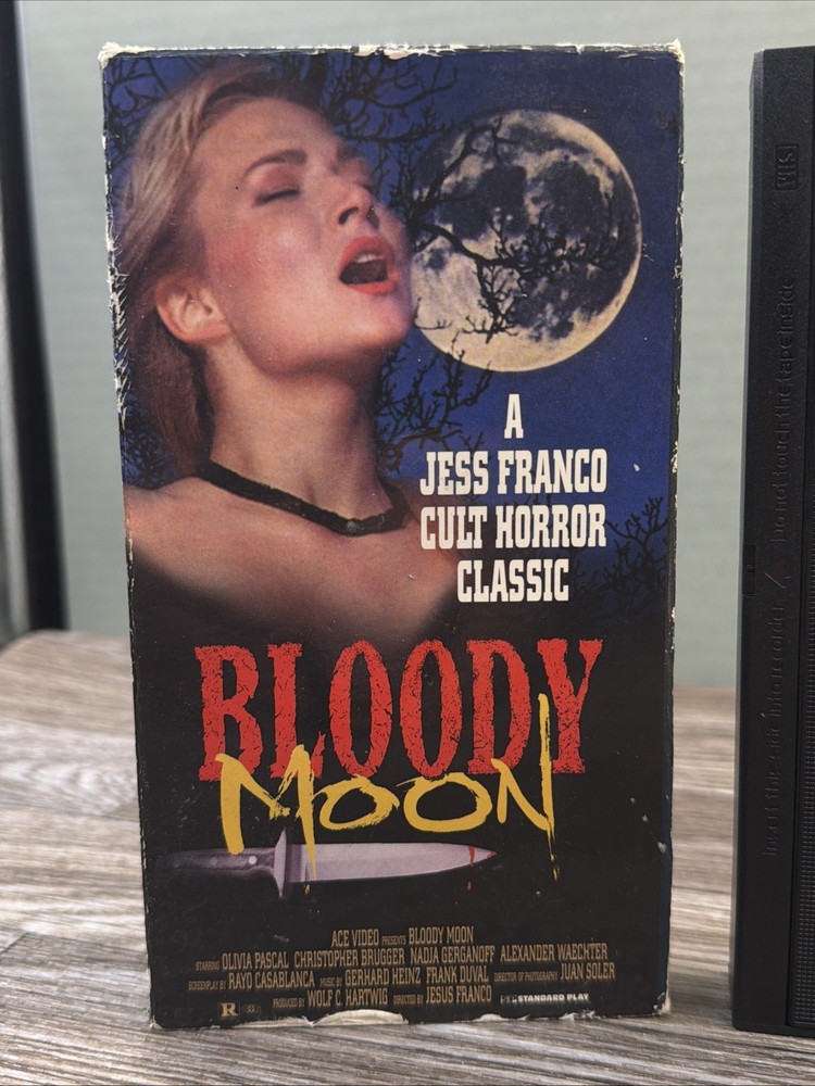 BLOODY MOON vhs Edde cult 1981 video nasty horror  Jess Franco HTF!
