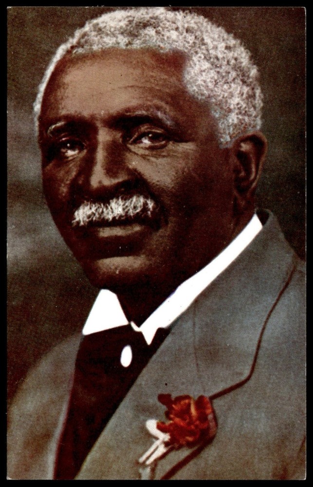 George Washington Carver Portrait Postcard Scenic South Bessemer AL Scientist