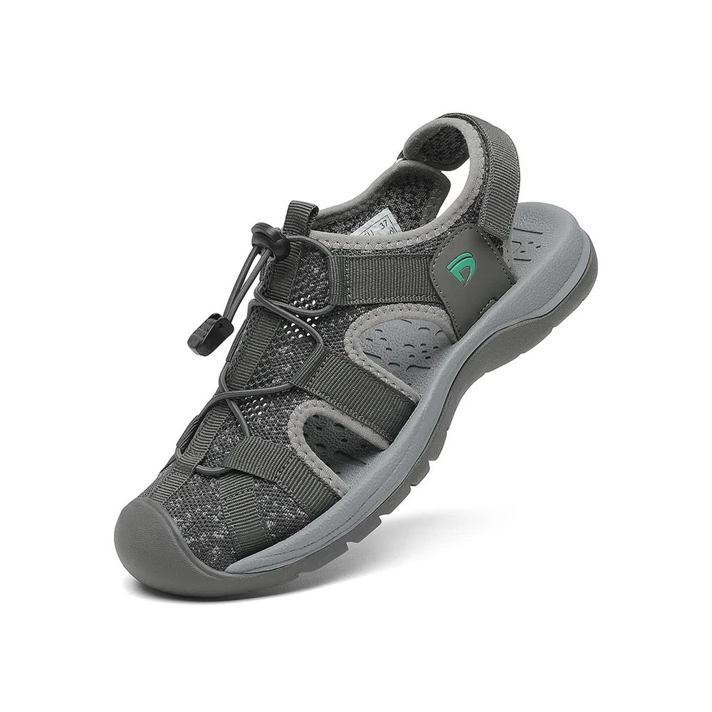 Dannto Women's Sport Sandals Dark Gray Mesh Hiking Outdoor Shoes US 6-11