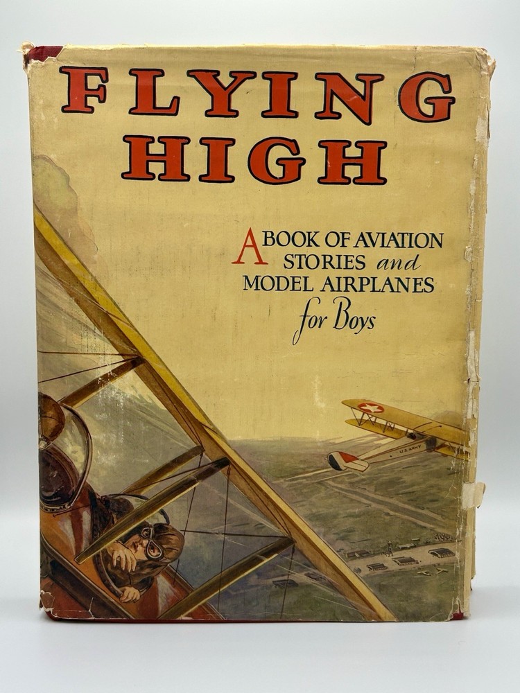 1930 Flying High Boy Scouts Aviation Model Airplanes HC Dust Jacket