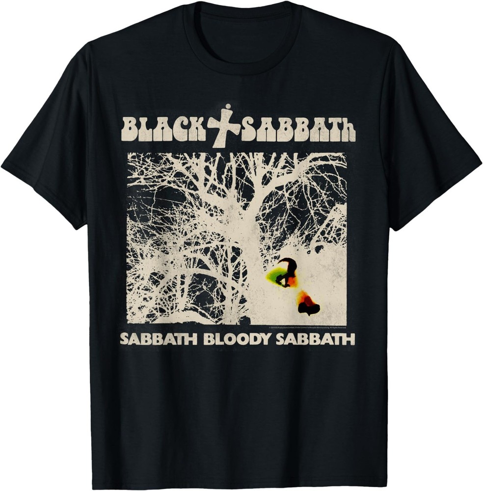 Black Sabbath Official Vintage Negative T-Shirt