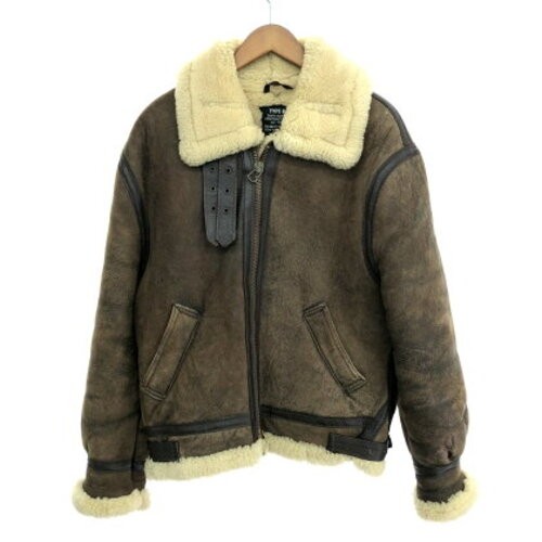 Schott B-3 Flight jacket, bomber jacket leather Brown Size 42