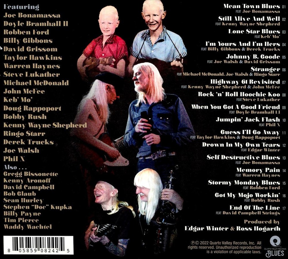Edgar Winter Brother Johnny New Cd