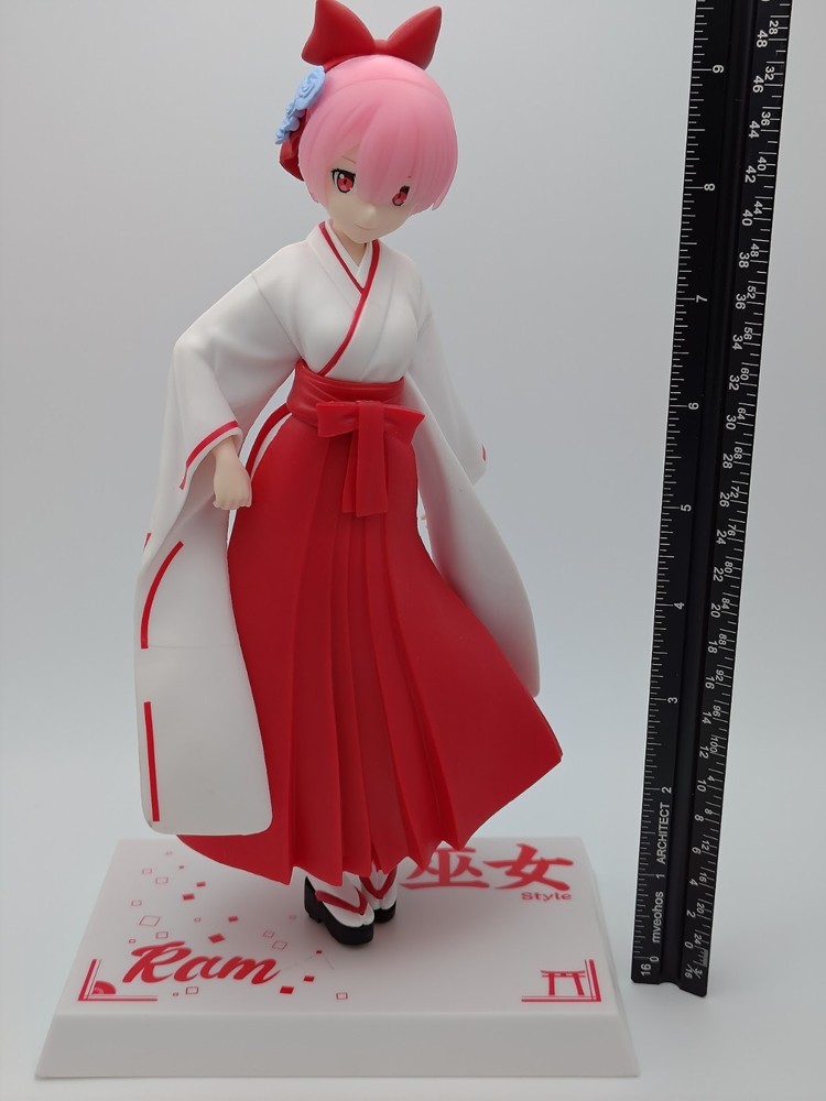 Re:Zero Ram SPM Figure Miko Style SEGA Super Premium Prize Figure Loose