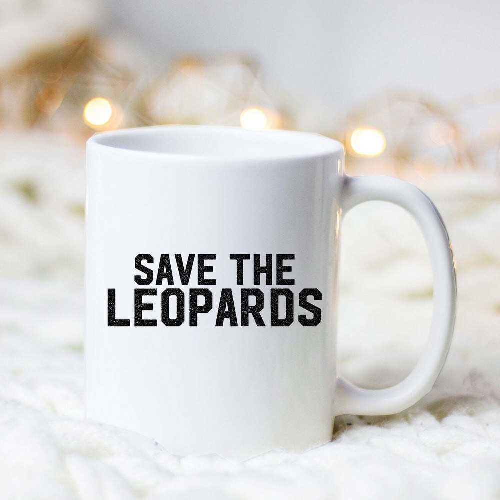 Save Extinction Animals Leopard Conservation Mug Eco-Friendly Gift