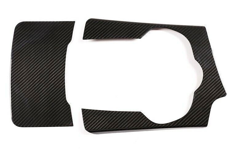 Real Dry Carbon Fiber Gear Shift Trim Cover for Alfa Romeo Giulia Stelvio 17-20