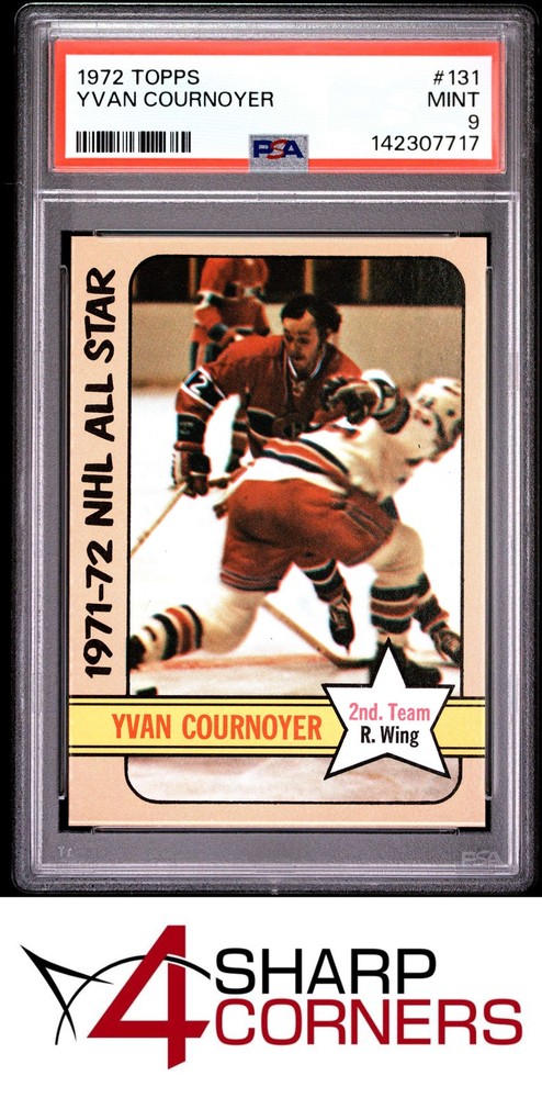 1972 Topps #131 Yvan Cournoyer Canadiens Hof Psa 9Expert eBay listing since 2003:Consign your best today!