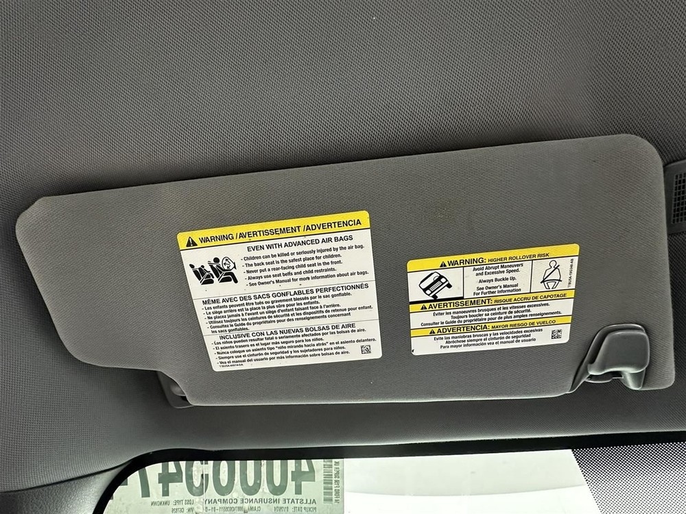 Ford F150 Crew Cab Sun Visor No Mirror 2011-2014 2718900