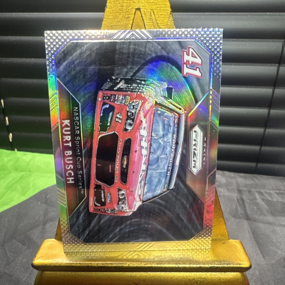 2016 Panini Prizm NASCAR - Kurt Busch #46 Silver Prizm