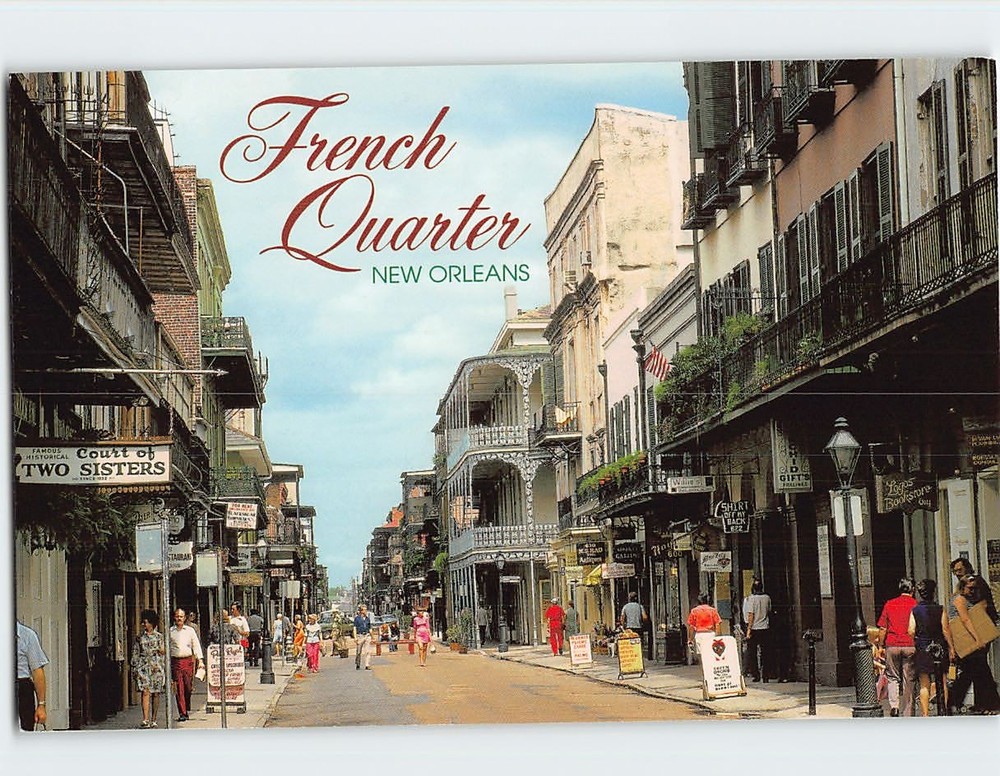 Postcard French Quarter Louisiana USA