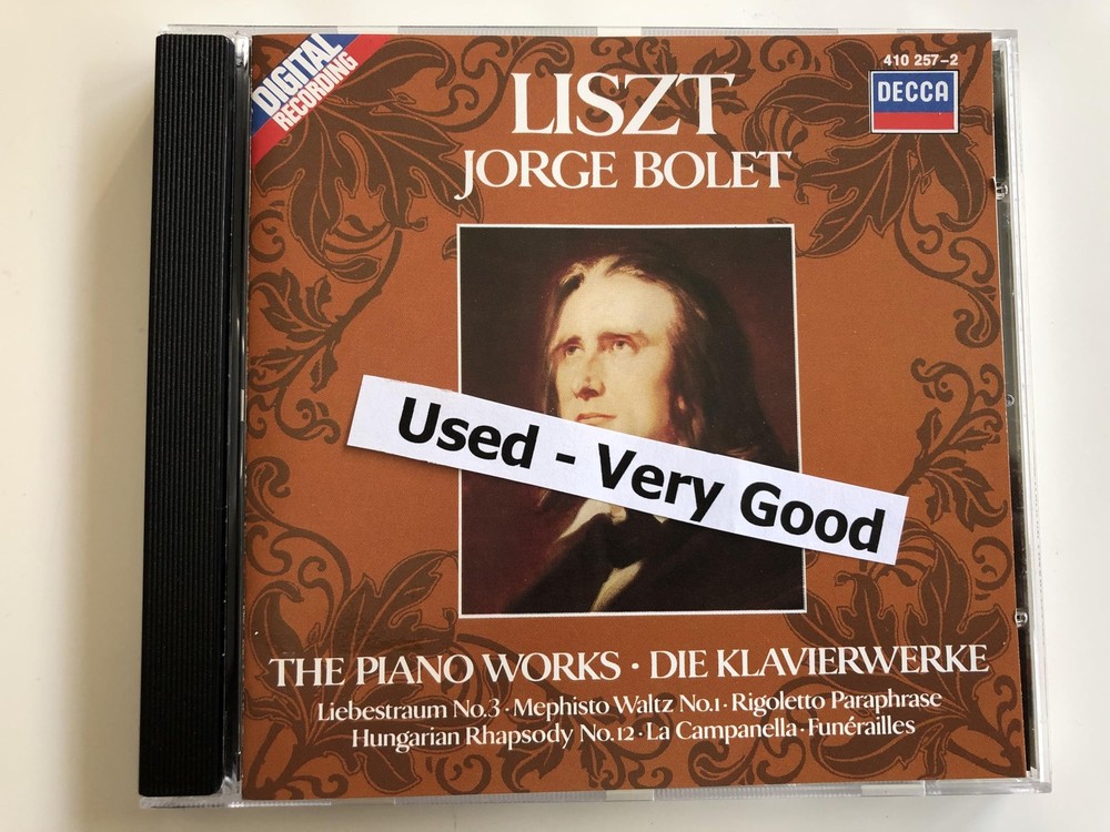 Franz Liszt [Composer]; Jorge Bole, Liszt: Piano Works, Vol. 1 - Hunga, audioCD
