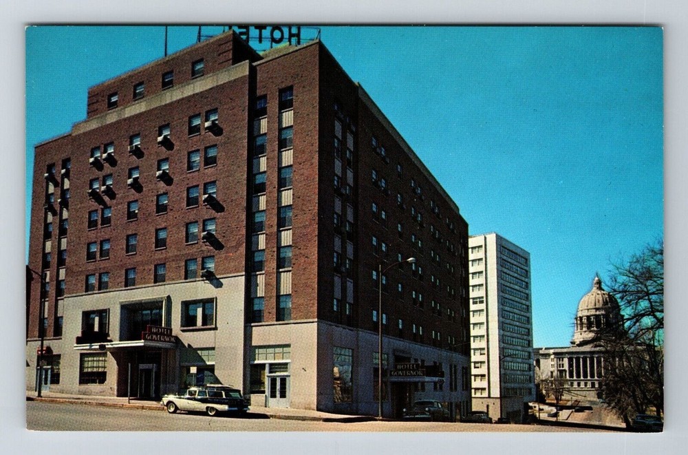 Jefferson City MO-Missouri, Hotel Governor, Exterior, Vintage Postcard