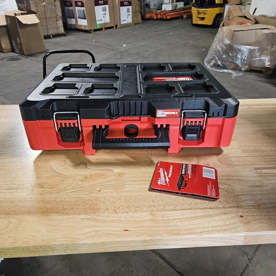 Milwaukee PACKOUT 16 in. Portable Tool-Box Case Storage with Customizable Insert