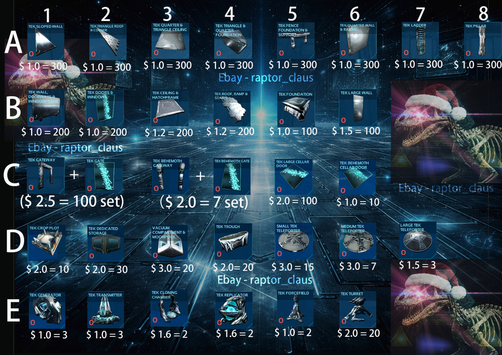 ArkSurvival Ascended PVE - Tek Structure (Deliver)
