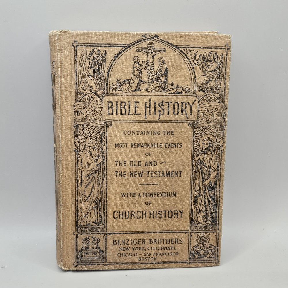 Benziger Brothers Bible History Illustrated Hardcover 1936 Richard Gilmour