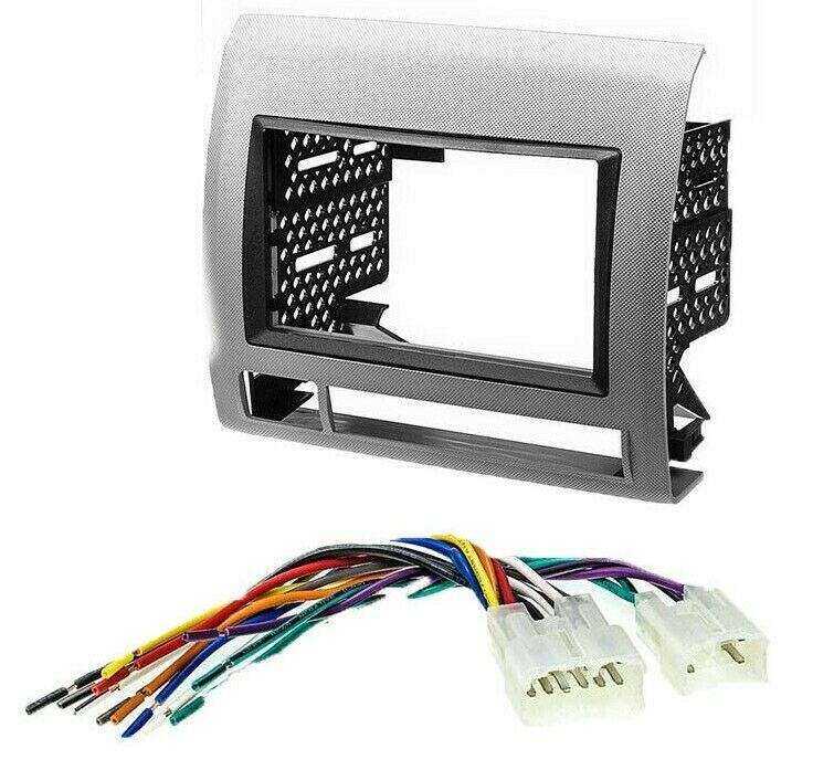 ABSOLUTE U.S.A TOYK972S Silver Dash Kit & TWH-950 for 05-11 Toyota Tacoma