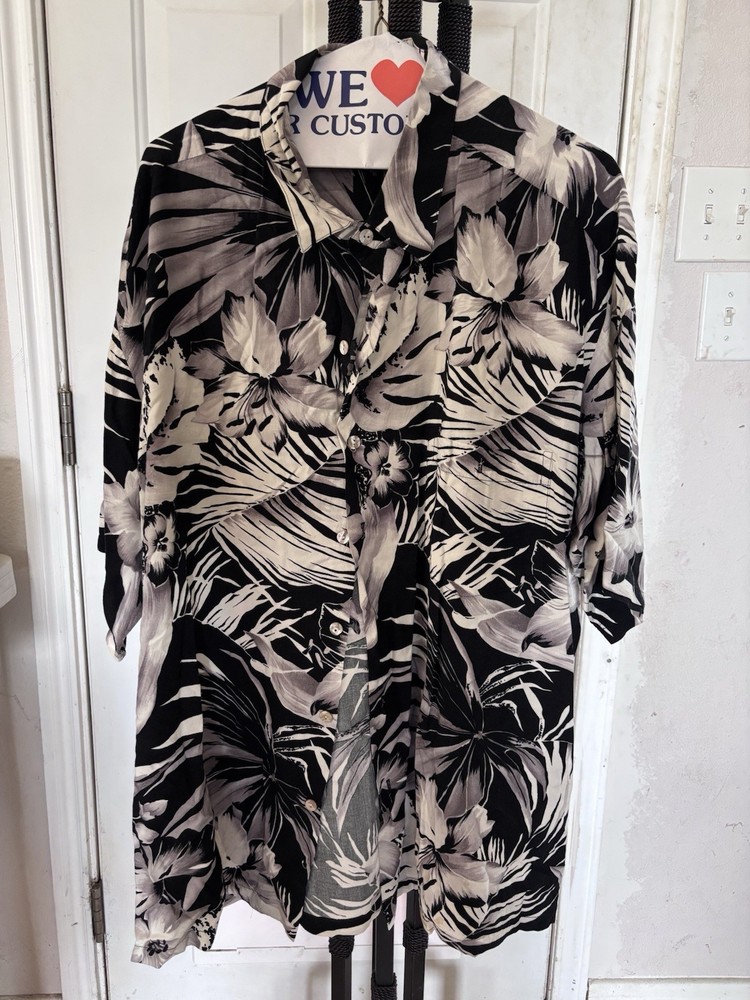 Tori Richard 2xl Mens Cotton Lawn Hawaiian Shirt Short Sleeve