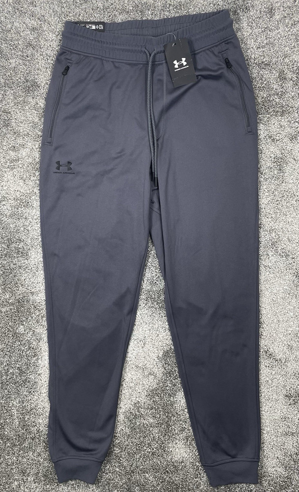 Under Armour Men's Sportstyle Tricot Joggers Medium Sweat Pants Gray NWT