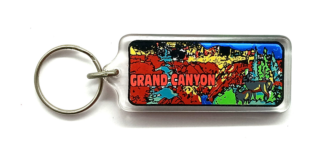 Vintage Grand Canyon National Park Arizona Keyring Keychain