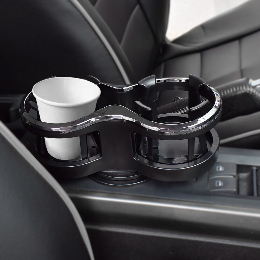 Car Seat Cup 2 Holder Coffee Beverage Drink Truck Bottle Mount Universal Auto &