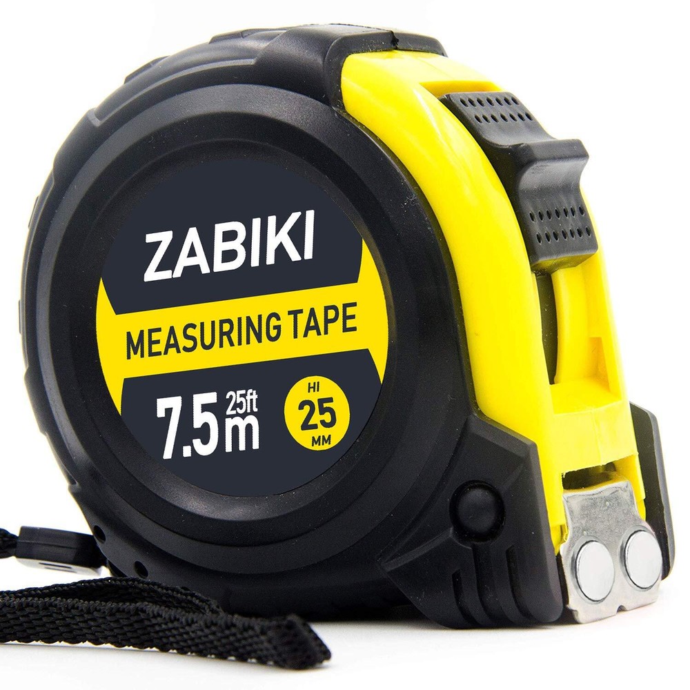 Measuring Tape Measure, 25 Ft Easy to Read Decimal Retractable Dual Side Rule...