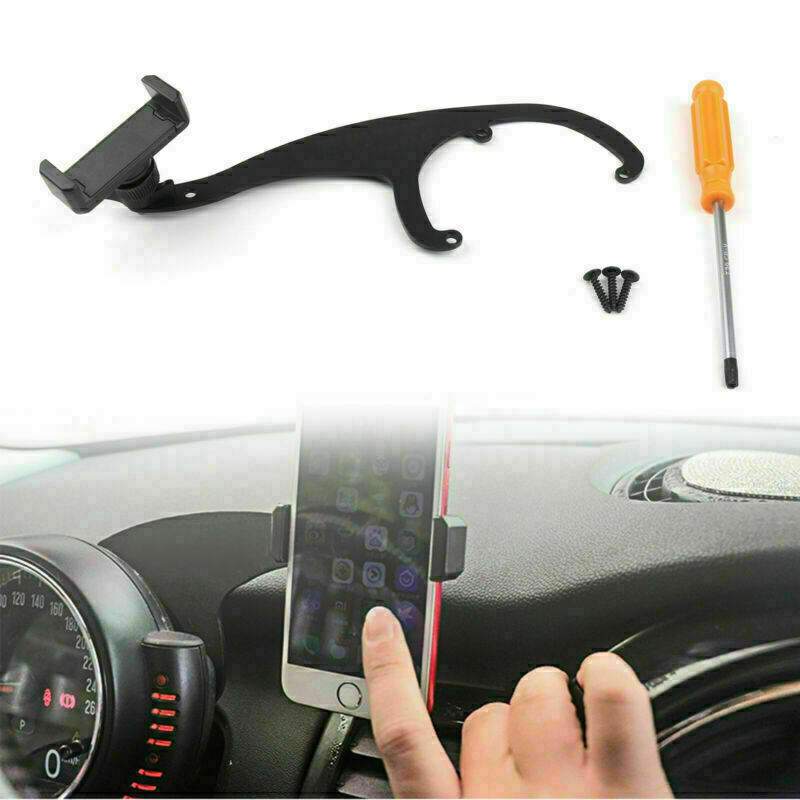 360°Rotation Car Phone Mount Cradle Holder Stand For Mini Cooper R60/R61 Red U4