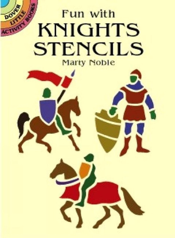 Fun with Knights Stencils by NOBLE (English) Paperback Book
