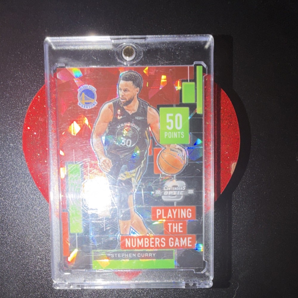 2022-23 Panini Contenders Optic Prizm Insert Stephen Curry #11 Golden State War…