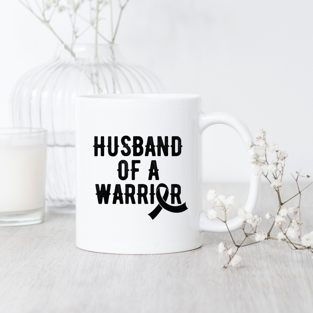 Melanoma Cancer Warrior Husband Mug Melanoma Cancer Survivor Melanoma Cancer