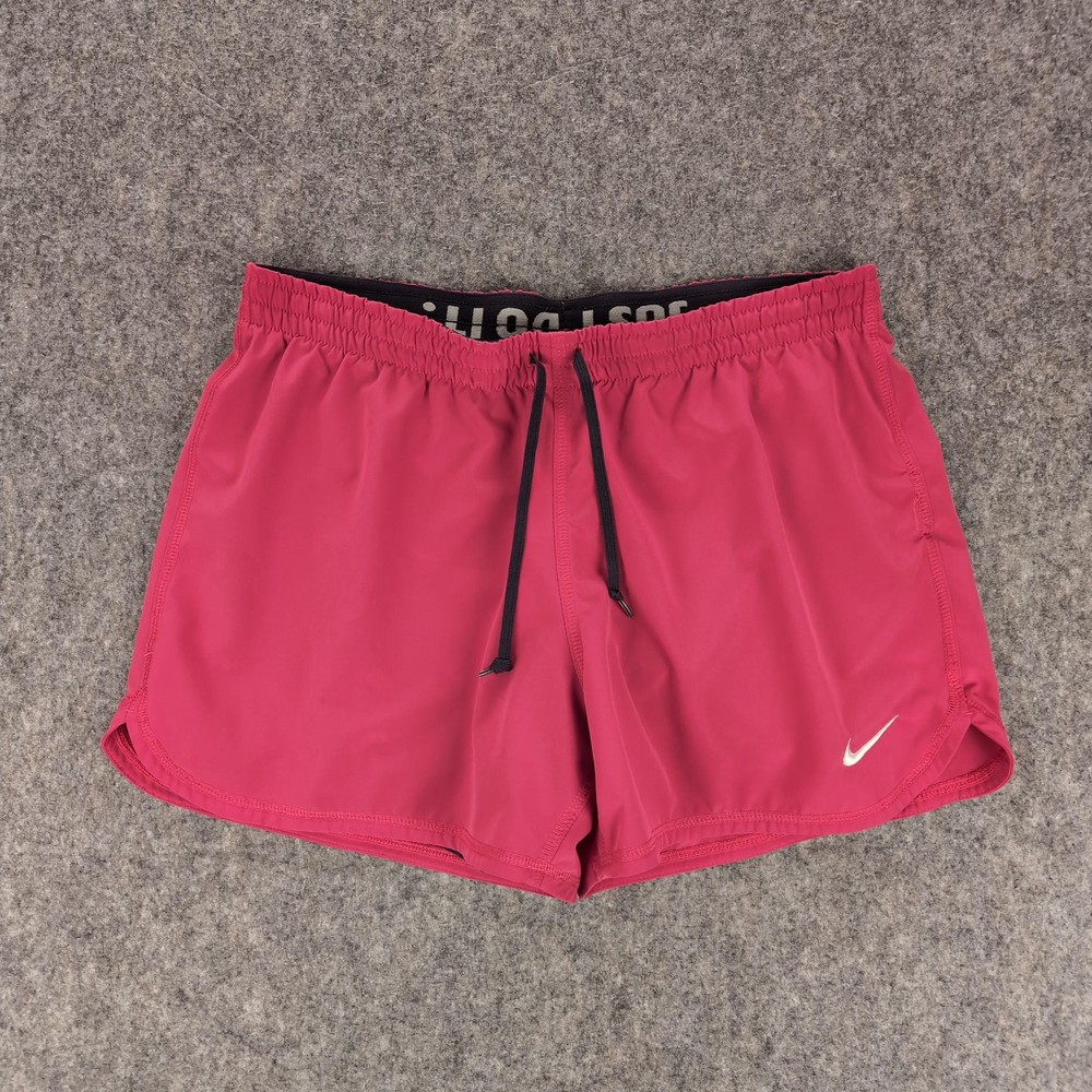 Nike Shorts Mens Medium Pink Dri-FIT Running Lined Elastic Waist Lightweight