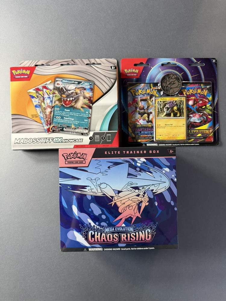 Sealed Unopened Pokemon Chaos Rising Elite Trainer Box ETB Pokémon